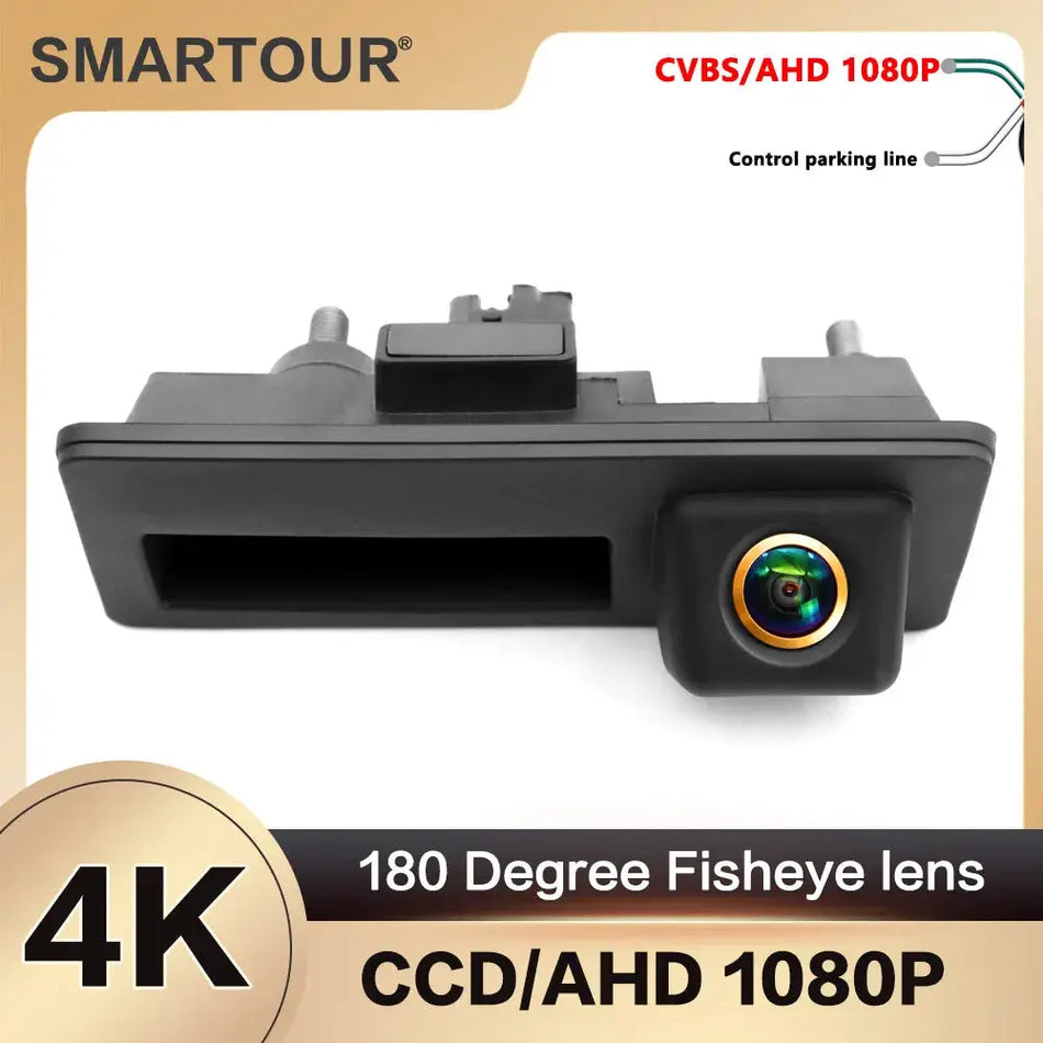 1080P AHD 180 Deg Rear View Camera for VW Passat Golf Polo Jetta Tiguan Touareg B6 B7 Audi A3 A4 A5 A6 S5 - Vehicle Track Camera by InterCyprus Trading Ltd