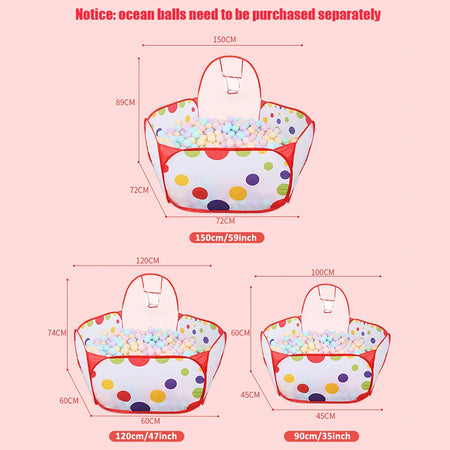 1.5m Ball Pit With Basket Ocean Pit Pool &ndash; Educational Toy