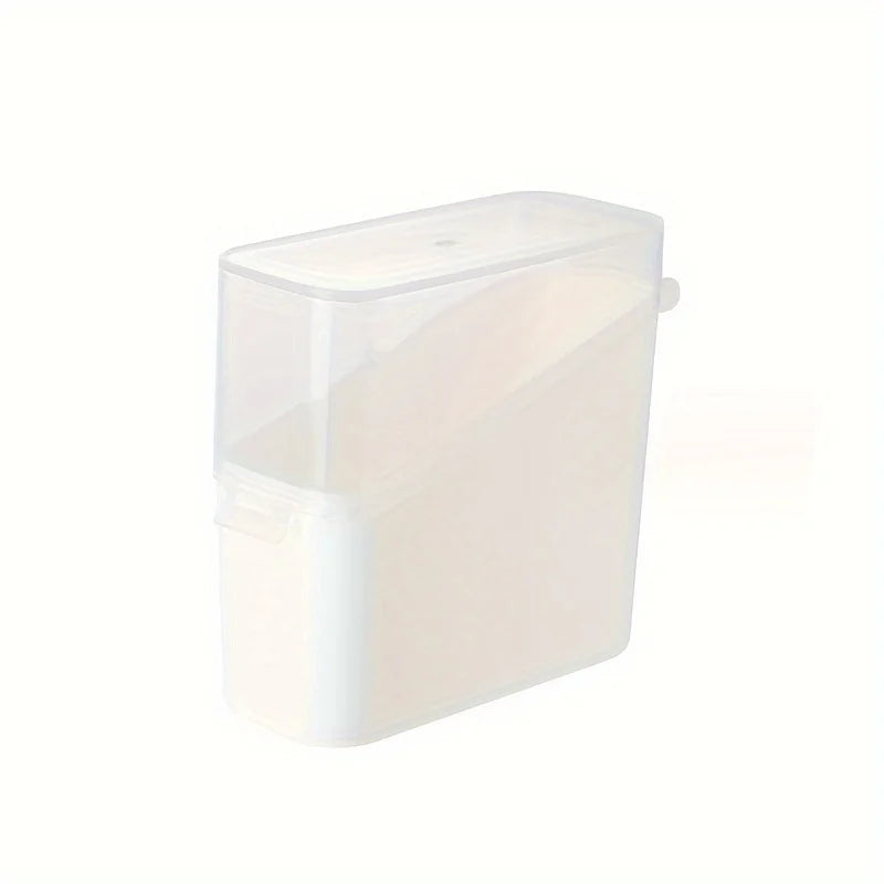 Japanese Style Tilt-Lid Storage Box &ndash; Stackable Organizer white