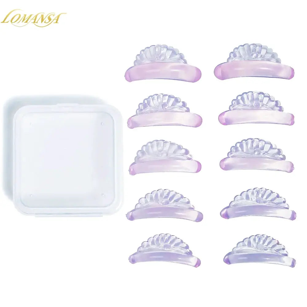 5 Pairs C Curl Silicone Eyelashes Perming Curler Eyelash Perming Pad Reusable Lash Lift Shield Pad Eyelash Lifting Tool by InterCyprus Trading Ltd
