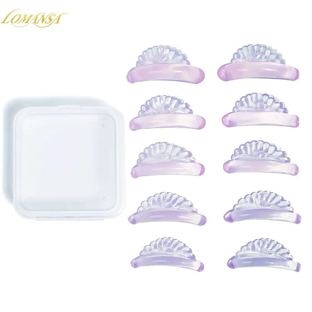 5 Pairs C Curl Silicone Eyelashes Perming Curler Eyelash Perming Pad Reusable Lash Lift Shield Pad Eyelash Lifting Tool by InterCyprus Trading Ltd