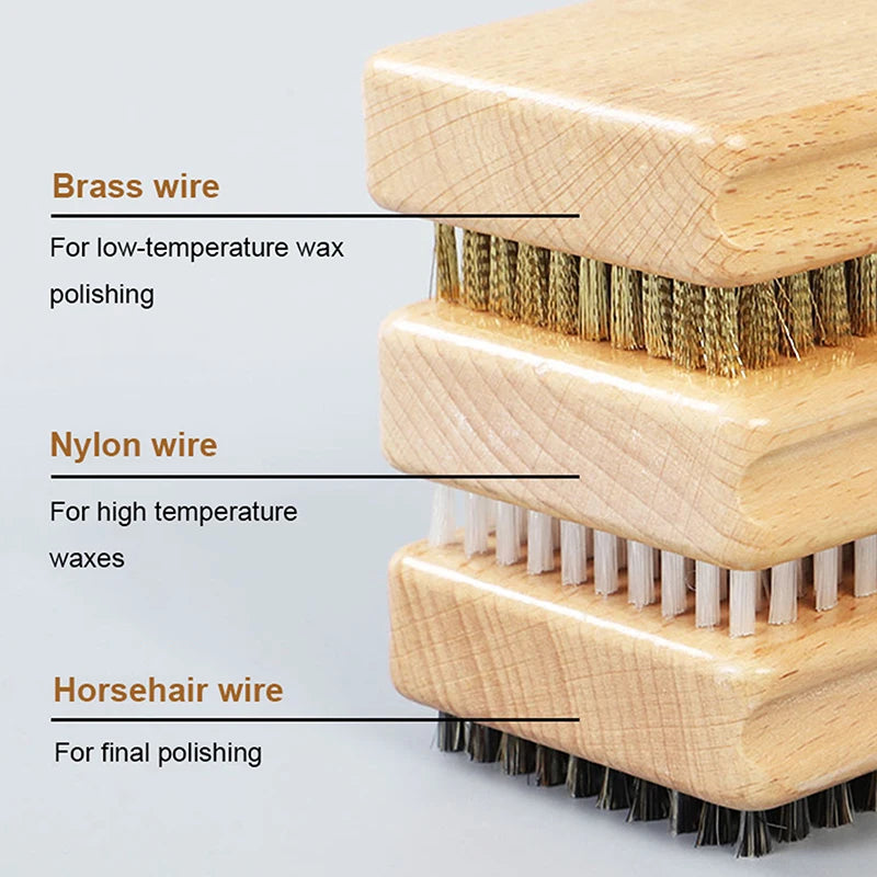 Gmarty Ski Wax Brush Kit &ndash; Compact and Ergonomic Design