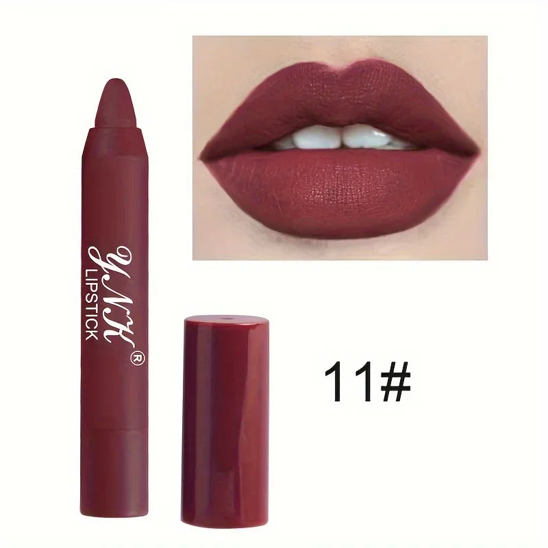 Nude Series Velvet Matte Waterproof Lipstick Pencil 11