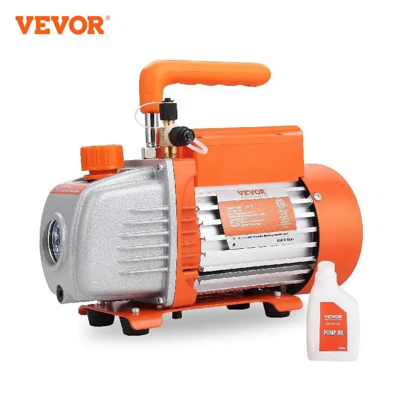 Bomba de vacío de doble etapa Vevor 3.5 5 7 CFM 120V reparación de HVAC