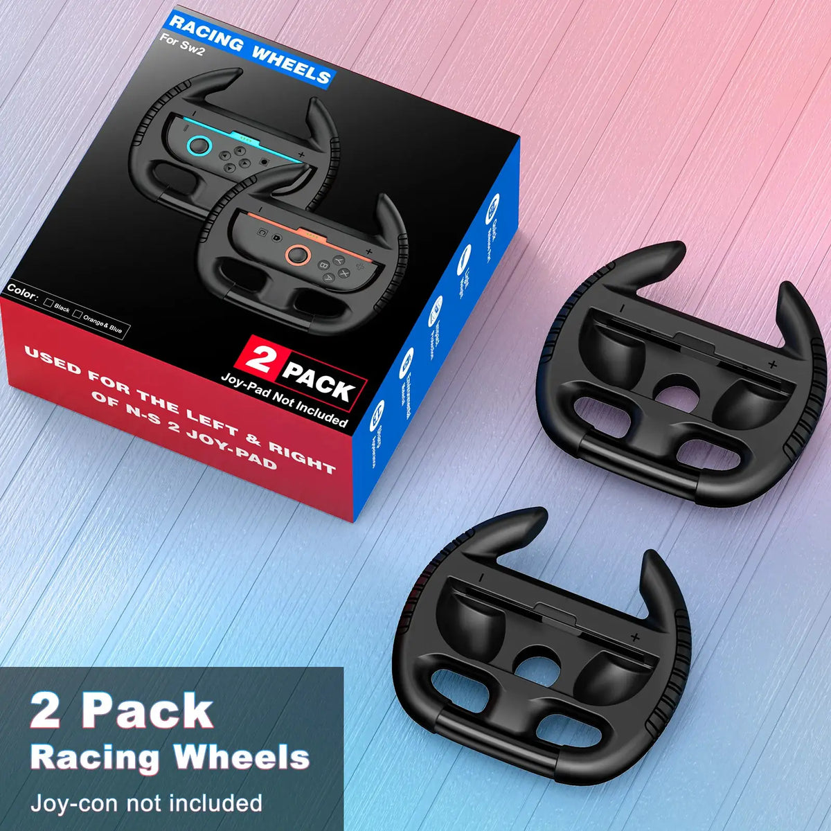 BEBONCOOL M400 NEW 2PCS Steering wheel FOR Switch 2 Controller Accessories for Switch 2 Handle Grips forswitch2 game accessories by InterCyprus Trading Ltd