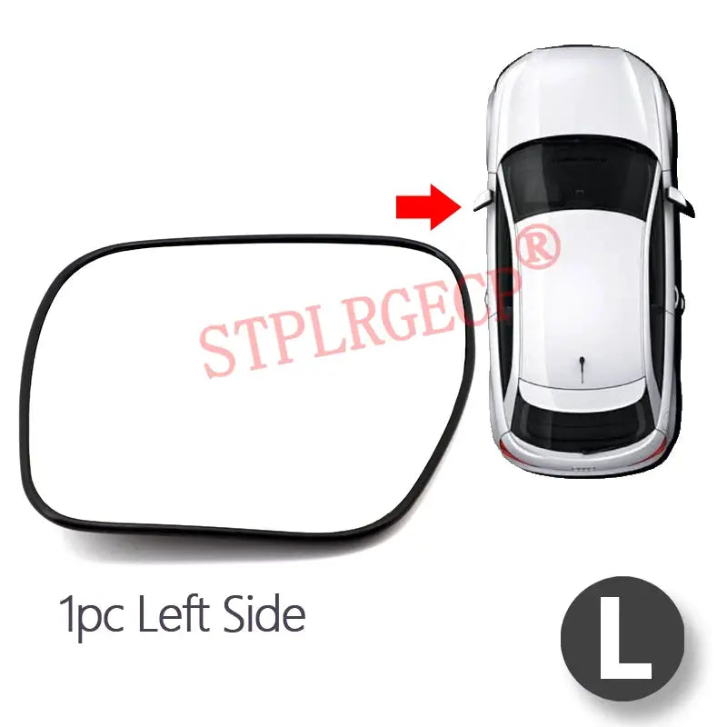 Rearview Side Mirror Lens Door Wing Mirrors Glass with Heating for Mitsubishi Pajero Montero Shogun V93 V97 V98 V87 2007-2021 by InterCyprus Trading Ltd
