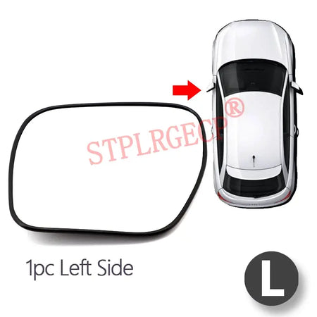 Rearview Side Mirror Lens Door Wing Mirrors Glass with Heating for Mitsubishi Pajero Montero Shogun V93 V97 V98 V87 2007-2021 by InterCyprus Trading Ltd