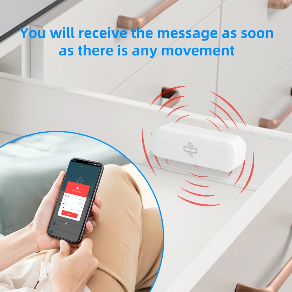 Tuya WiFi Vibration Alarm Sensor &ndash; Real Time App Alerts