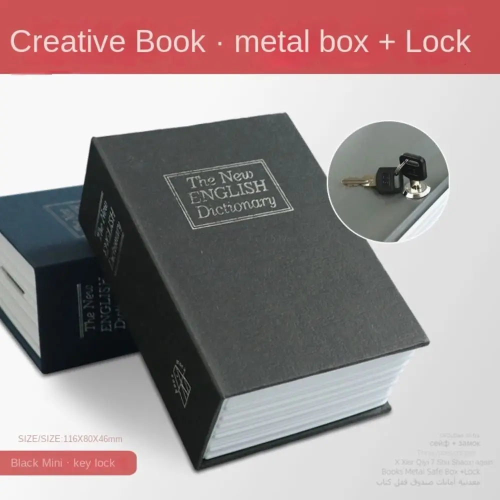 Dictionary Hollow Book Safe &ndash; Discreet Safe For Valuables Black