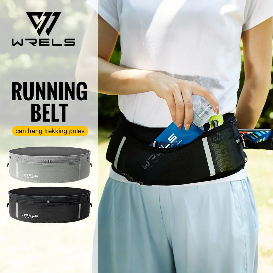 Waterproof Running Waist Bag with Invisible Elastic Belt for Unisex