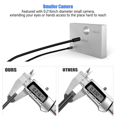 ANCEL W655 5.5mm WiFi HD Endoscope &ndash; Waterproof 1080P