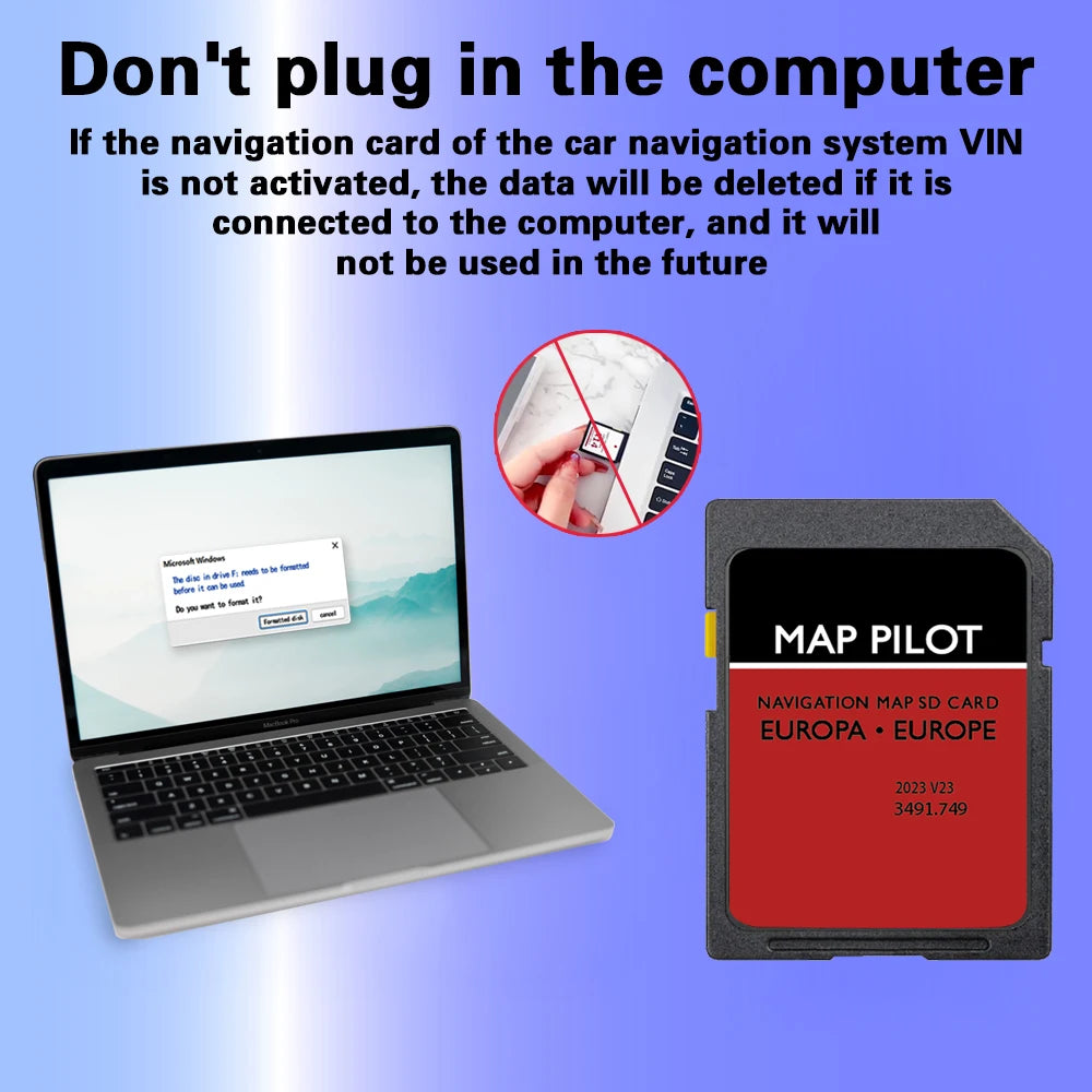 Becker MAP PILOT 3491.749 SD Card &ndash; GPS Navigation Upgrade for Becker (Code509)