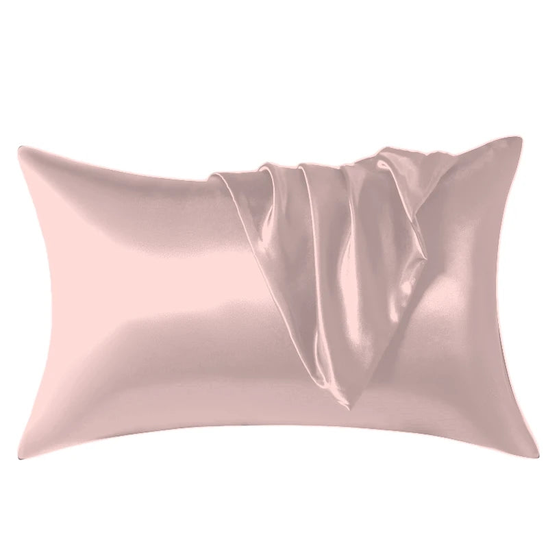 Kuup Silky Satin Pillowcases &ndash; Enhance Hair and Skin Health 2p-qian fen se / 2p 50x66cm 20x26in