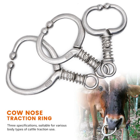 1Pc Cattle Nose Rings Stainless Steel Clamp &ndash; Durable