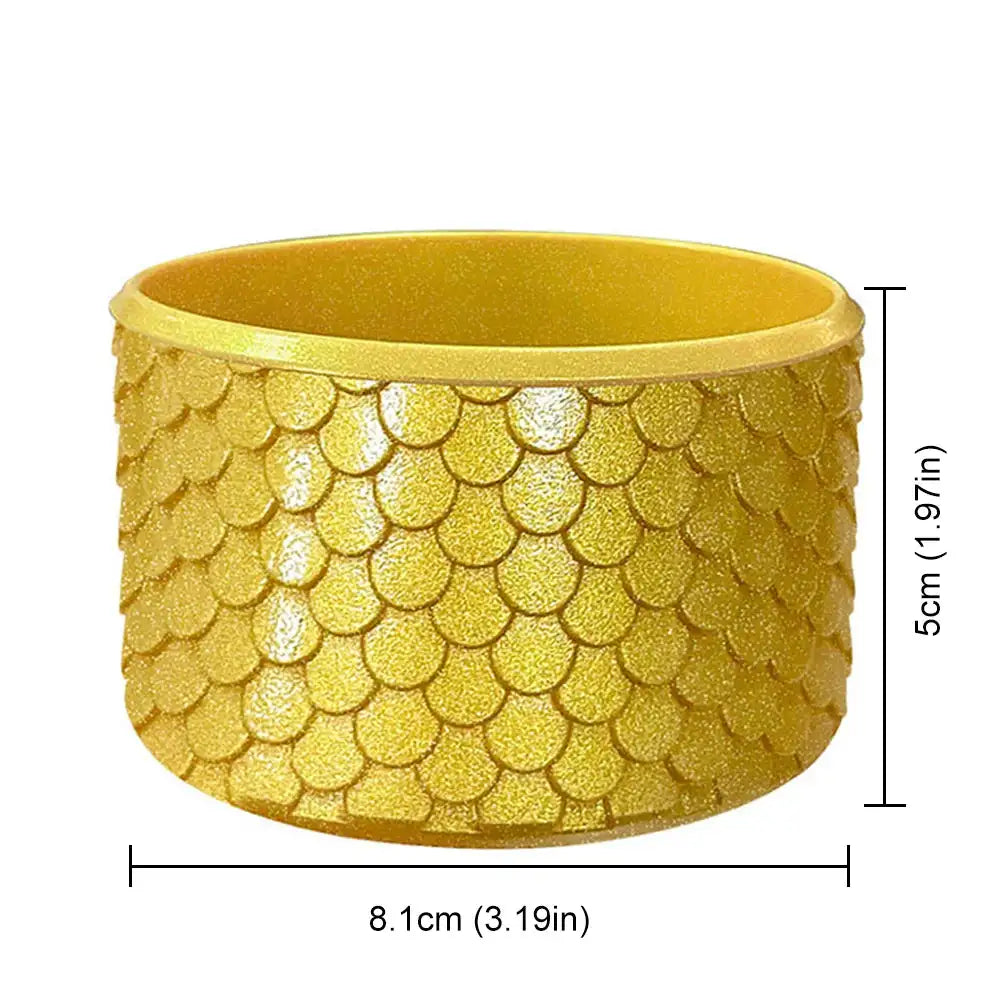 Silicone Boot Sleeve For 20oz 30oz 40oz Water Bottles Gold