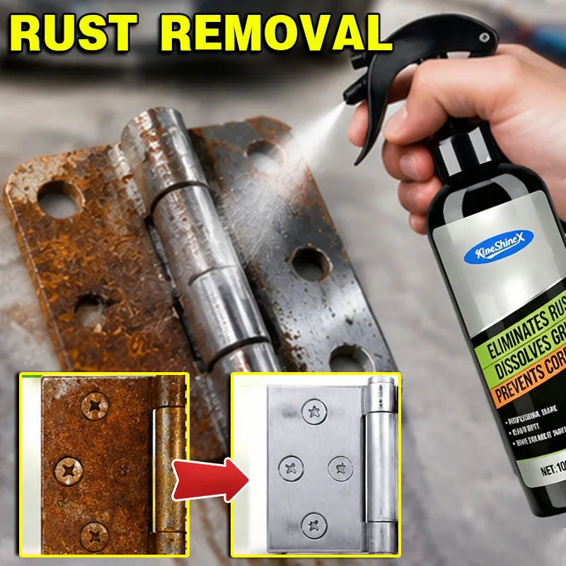 Spray rimuovi-ruggine rapido per auto, mozzi delle ruote e superfici metalliche