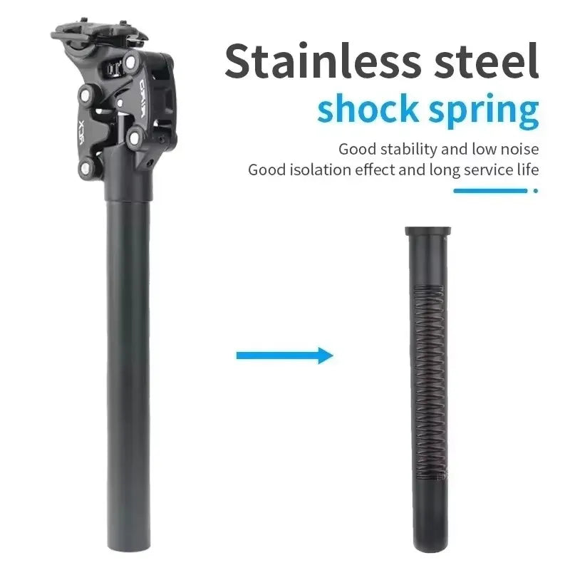 Ovjesna sjedala za XC brdske bicikle, aluminij, 27.2-28.6mm, 250-400mm