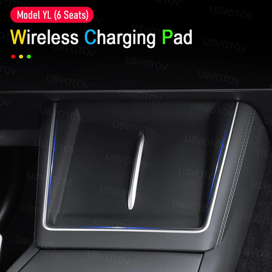 Ladepad für die Mittelkonsole mit rutschfestem Silikon für Tesla Model YL