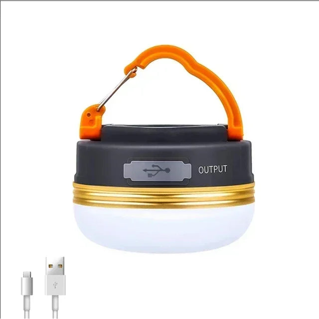 Rechargeable LED Camping Lantern with Versatile Light Modes and Solar Charging Camping light A