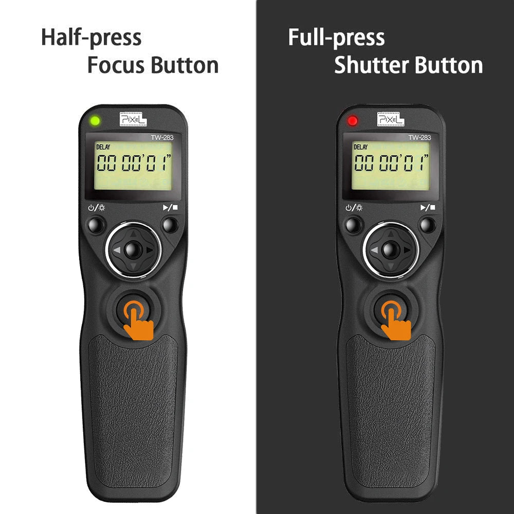 Pixel TW-283 Wireless Timer Remote Control for Canon, Nikon, Sony Cameras