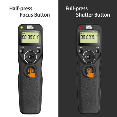 Pixel TW-283 Wireless Timer Remote Control for Canon, Nikon, Sony Cameras