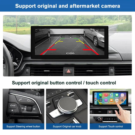 12.3" Multimedia Ultra-thin TouchScreen Wireless CarPlay Android For Audi With MIB/MIB2 System A4 S4 A5 S5 2017-2020 With BT GPS by InterCyprus Trading Ltd