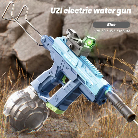Electric Toy Water Gun &ndash; Dual Mode Light Water Absorption blue plus