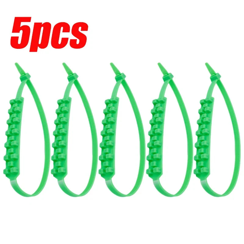 5-1pcs Anti-Skid Snow Chains For Motorcycles &ndash; Traction 5pcs green