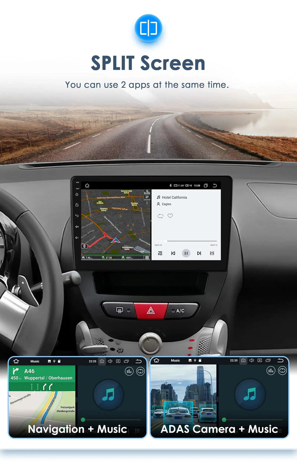 Ossure 8581 Android Car Radio &ndash; Wireless CarPlay Ready