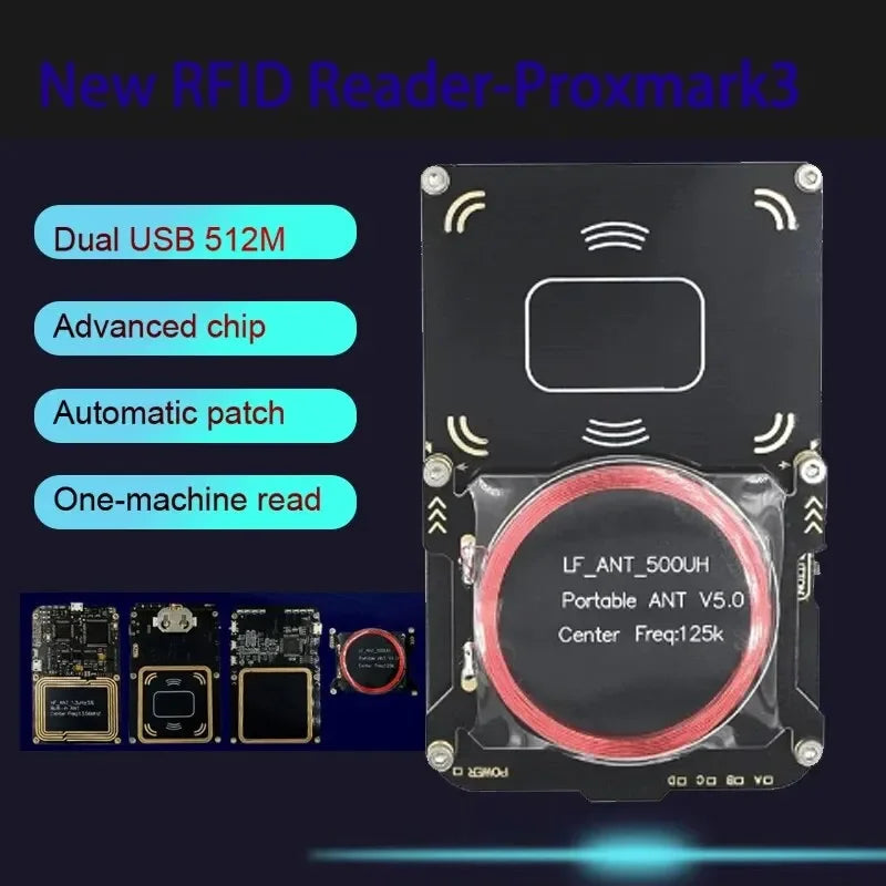 Protable Proxmark3 512M RFID Card Reader &ndash; NFC 5.0 Copier
