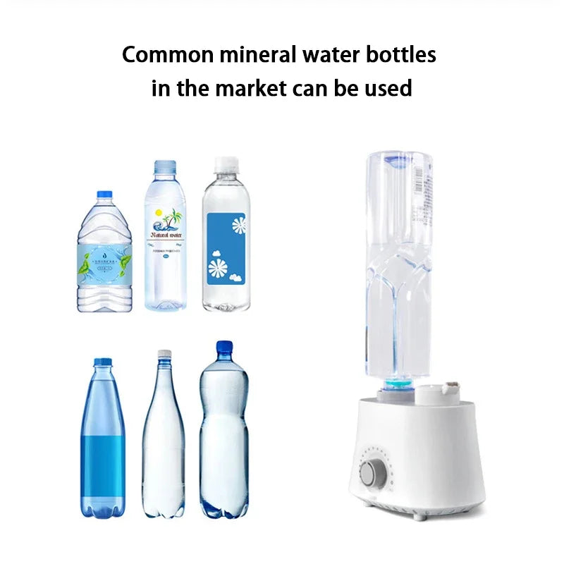 Mineral Water Bottle Air Humidifier &ndash; Portable Cool Mist