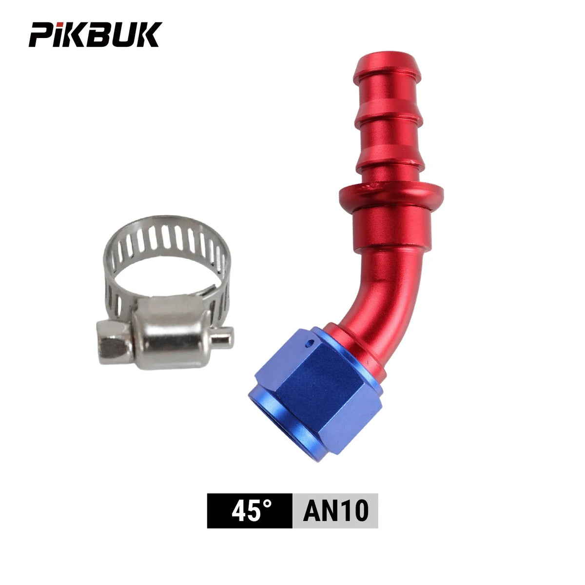 AN4 AN6 AN8 AN10 AN12 Hose End Fittings With 180 Degree Push-On by InterCyprus Trading Ltd
