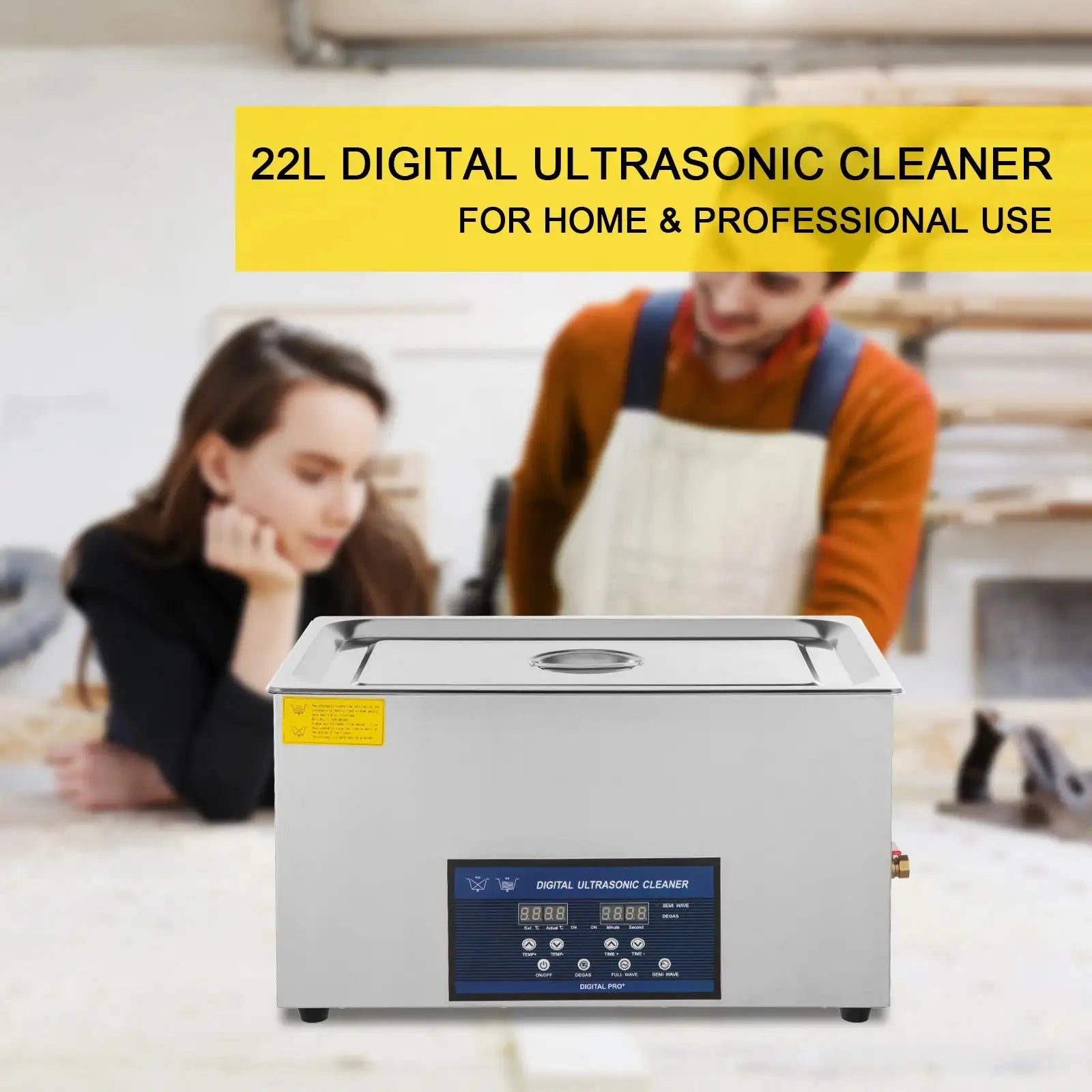 22 L Ultrasonic Cleaner Dual Frequency 28 40 KHz