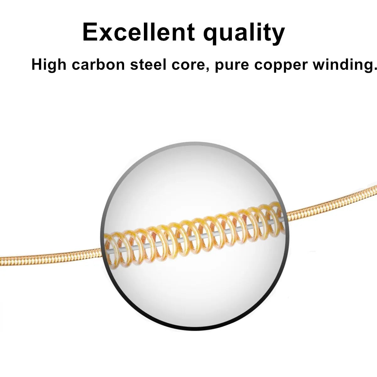 Miwayer Rainbow Acoustic Strings 6Pcs &ndash; Colorful Tone