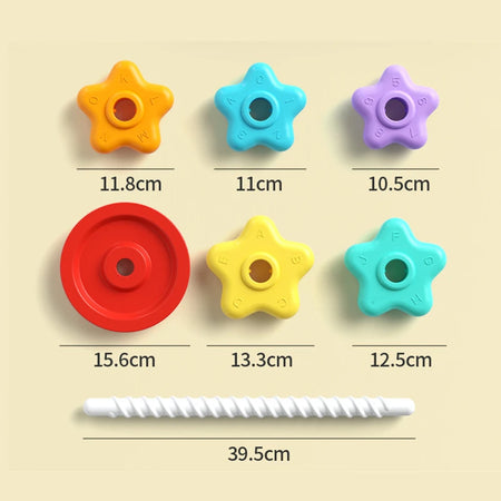 Rainbow Nesting Stacking Toy &ndash; Multi-Sensory Montessori Fun