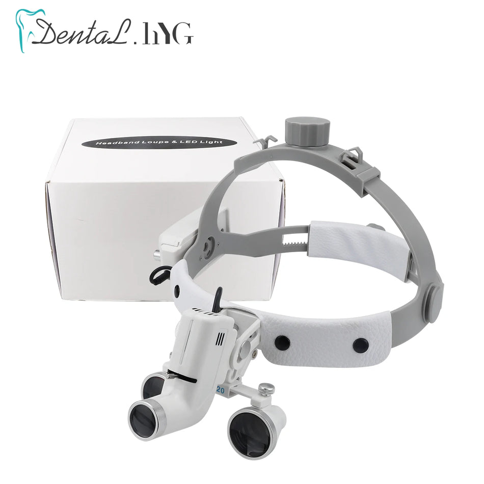 2.5X/3.5X Dental LED Loupes &ndash; Brightness Spot Adjustable