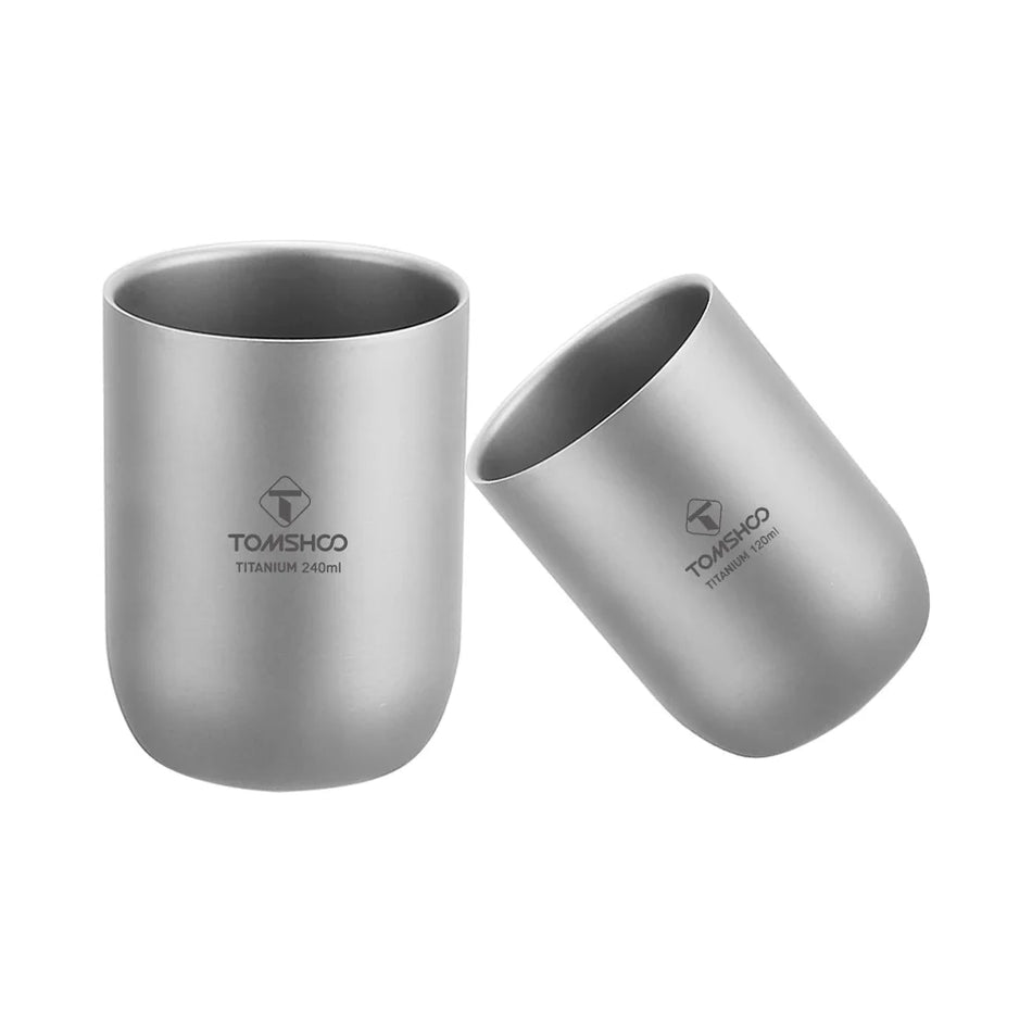 Titanium Camping Cups &ndash; Double-Walled Heat Resistant
