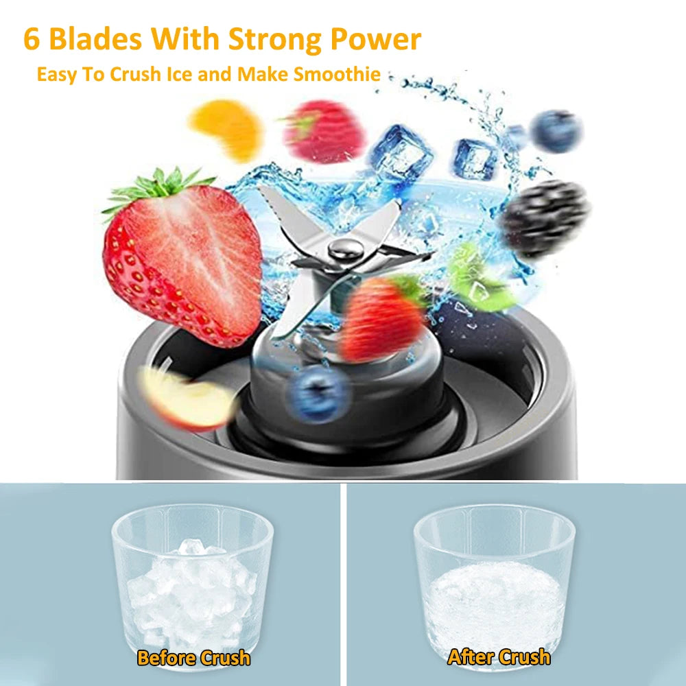 Mini Portable Blender &ndash; Rechargeable On The Go Smoothies