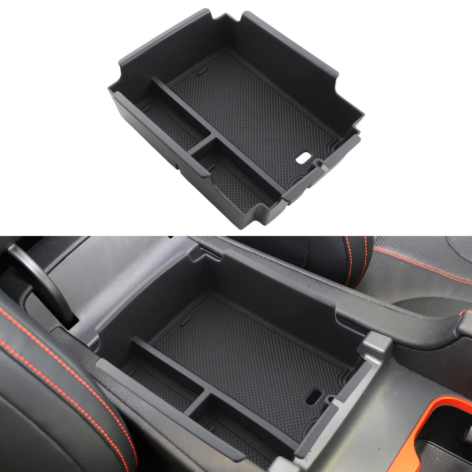 BYD Shark Center Console Storage Box With ABS Plastic, Rubber Backing