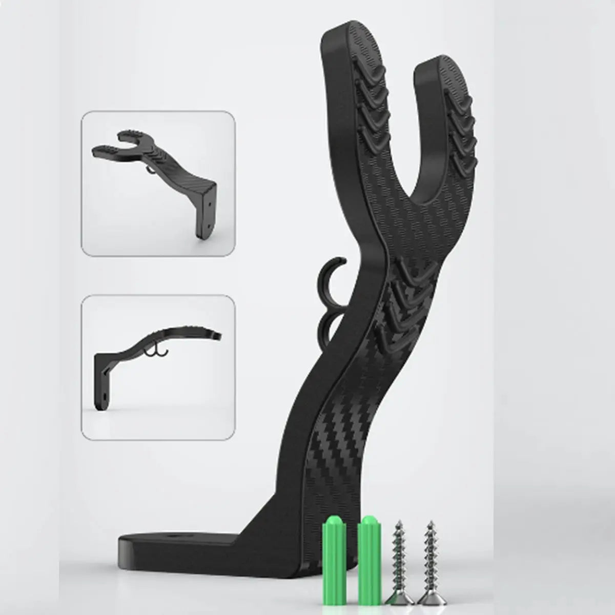 Kitchen Cabinet Shelf Wall Mount Hooks Motorcycle Helmet Hook Racks Helmet Display Hanger Stand Wall-Mounted Storage Holder by InterCyprus Trading Ltd