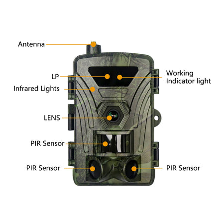 PR802LTE-4G Trail Camera &ndash; 4K Video Capture Fast Trigger