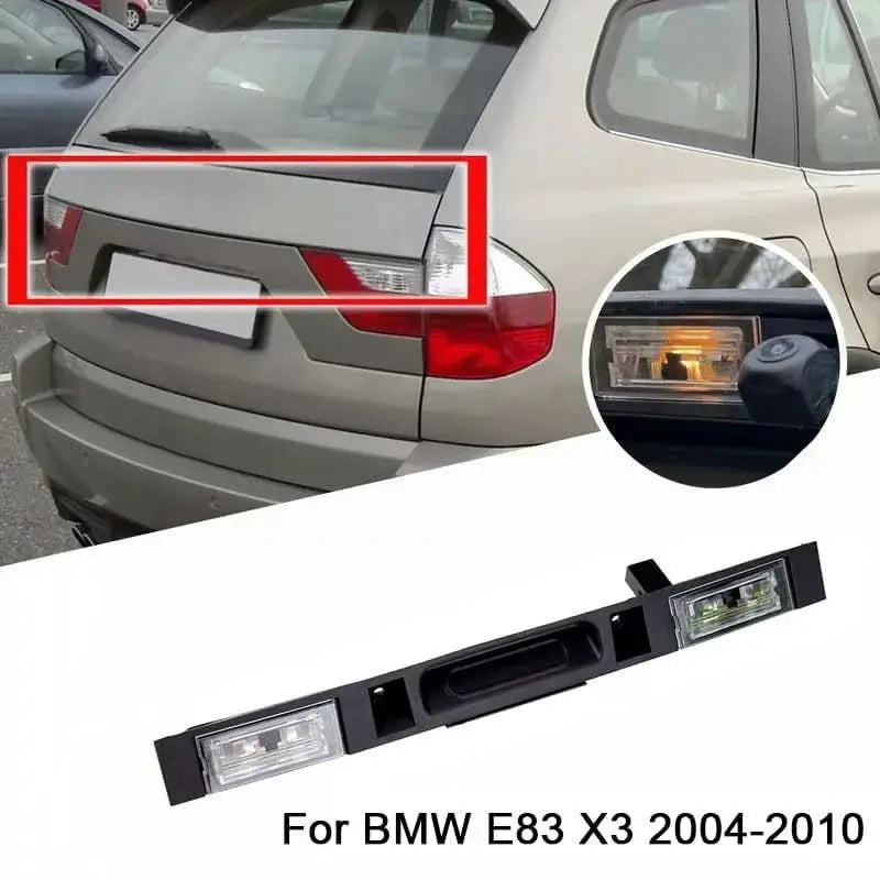 Tailgate Switch Rear Handle With Key Button For BMW E83 X3 by InterCyprus Trading Ltd