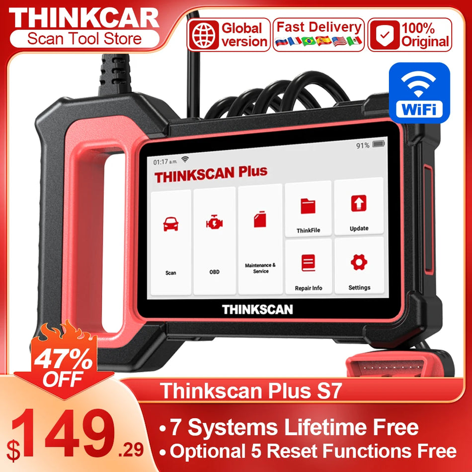 THINKSCAN Plus S7 S6 S4 &ndash; Full OBD2 Diagnostic Tool