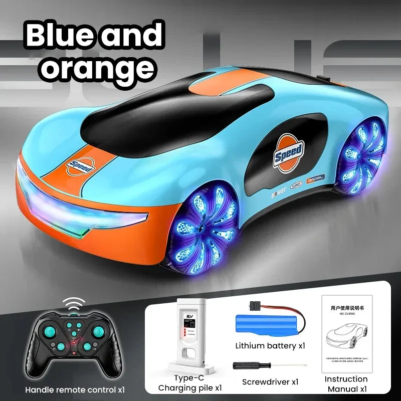 4Wd RC Drift Car Remote Control EV Model 8CH - Gesture Sense RC orange