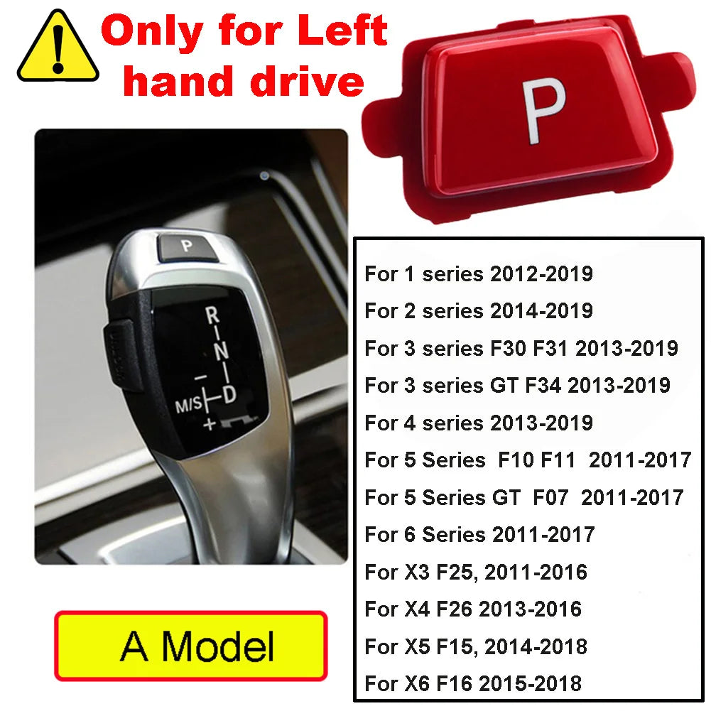 Parking Brake Button With ABS Material For BMW 1 2 3 Series F10 F25 by InterCyprus Trading Ltd