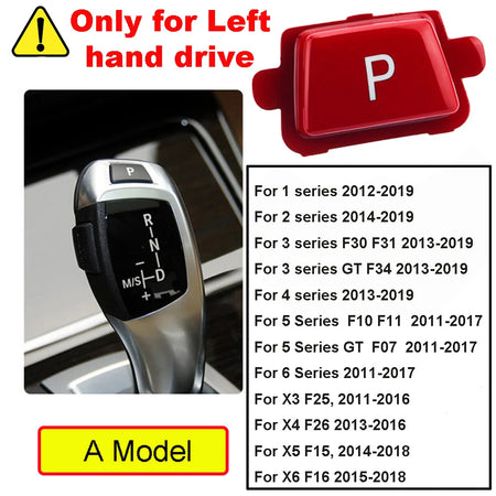 Parking Brake Button With ABS Material For BMW 1 2 3 Series F10 F25 by InterCyprus Trading Ltd