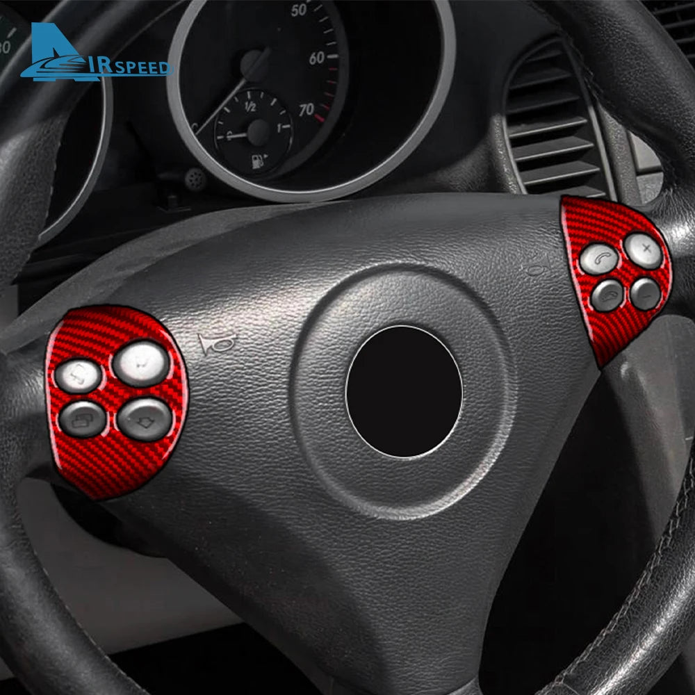 Carbon Fiber Steering Wheel Trim Sticker for Mercedes Benz SLK R171 (2004-2010) - AIRSPEED