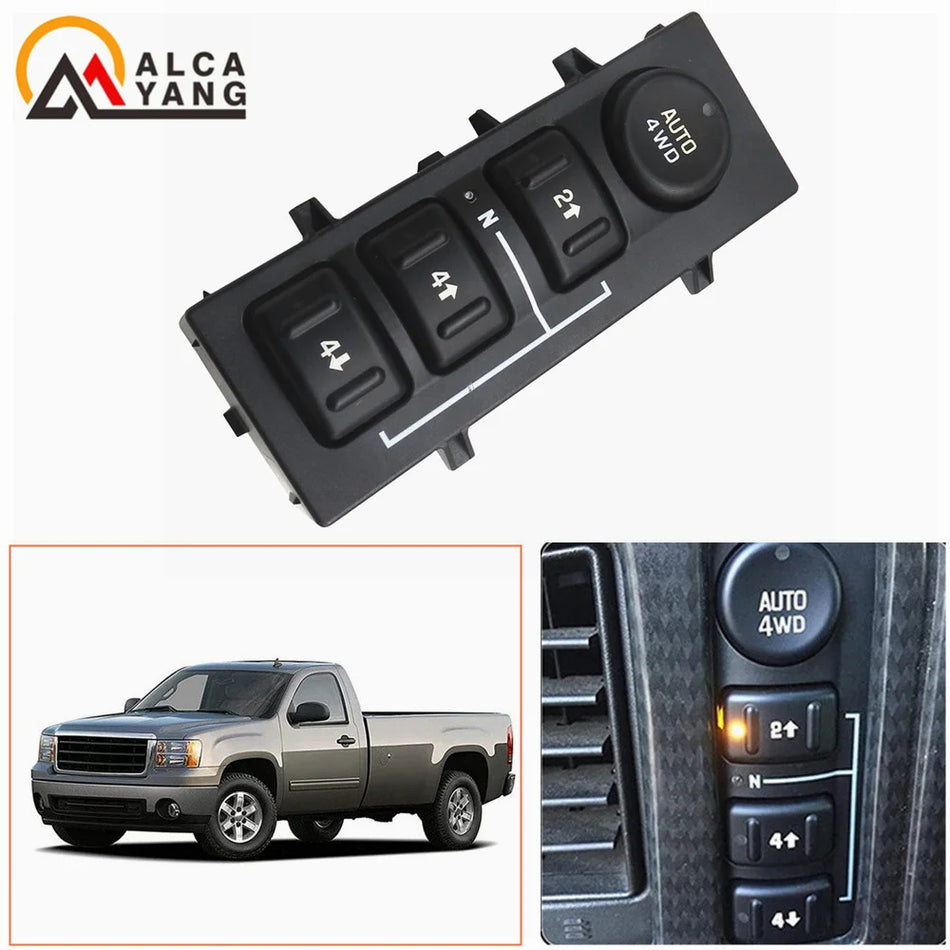 Interruptor Seletor de Caixa de Transferência 4WD para Chevrolet Silverado ABS 15136039