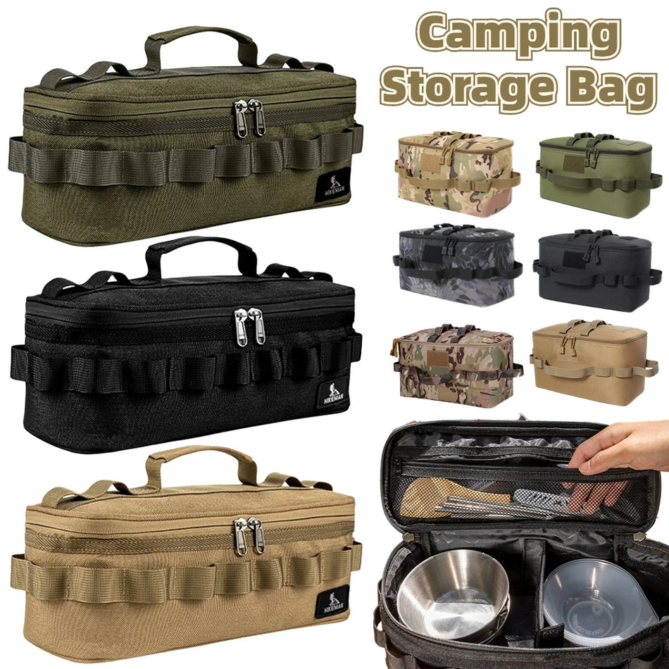 Органайзер для столовых приборов для кемпинга Портативный мешок для посуды