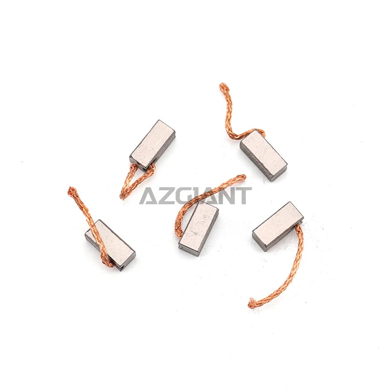 6x6x13.5mm Automobilio Pūstuvo Anglies Šepetėliai, 10 Vnt., Metalinis Pakeitimas